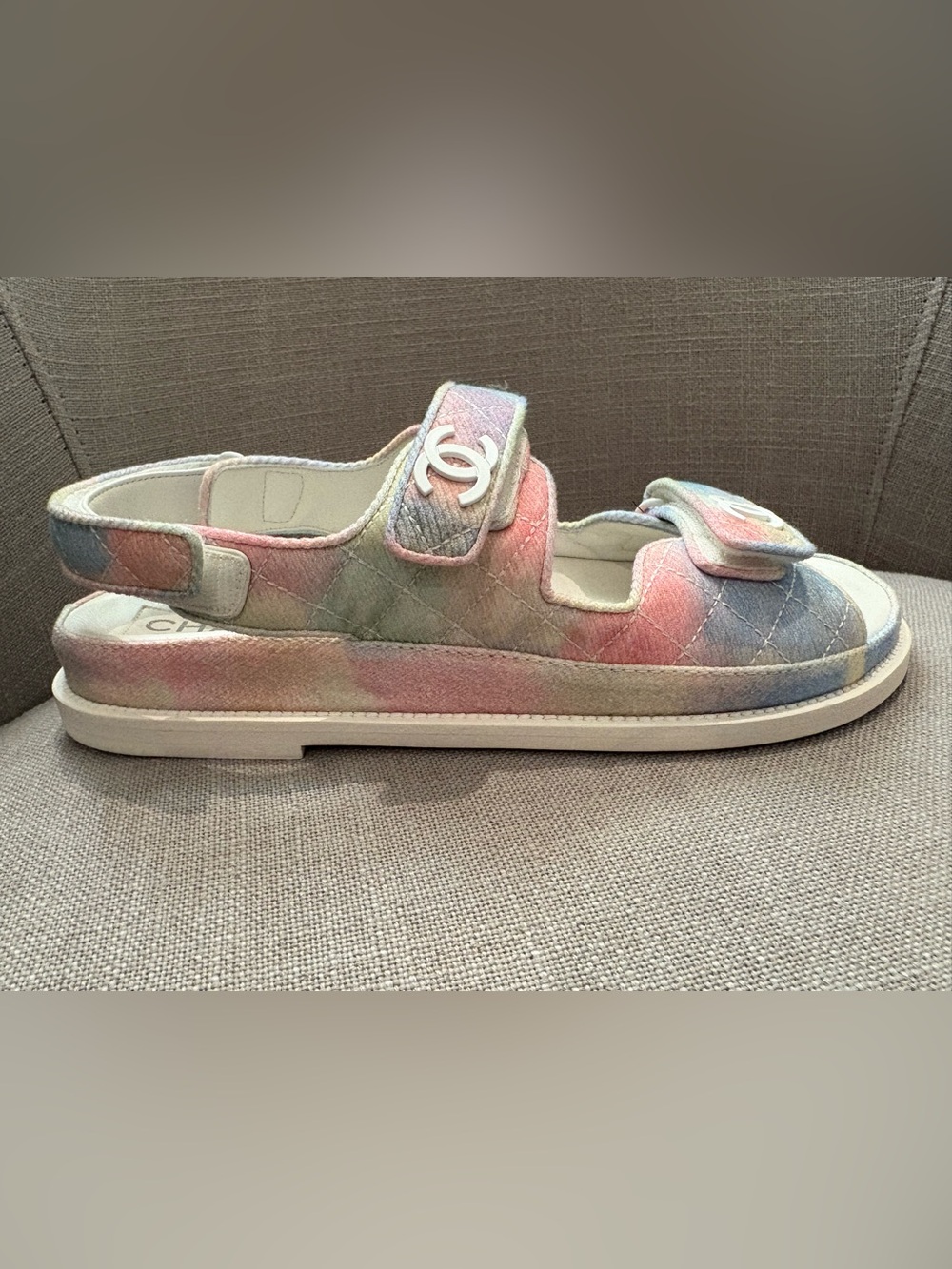 CHANEL Rainbow Dad Sandals - Picture 5 of 16